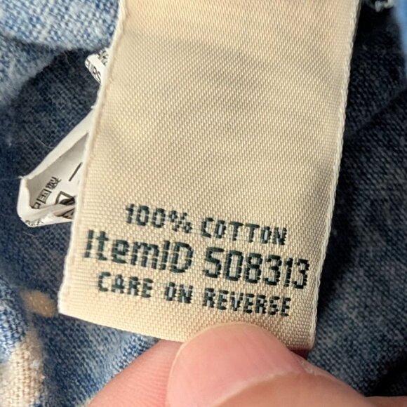 LL Bean Flannel Sleep Pants Womens Size Medium Blue Yellow Lab Black Lab Pajamas - Picture 5 of 11